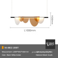 Acrylic Metal Pendant Light Acrylic Sheet Black Metal Dining Pendant Light Manufactory